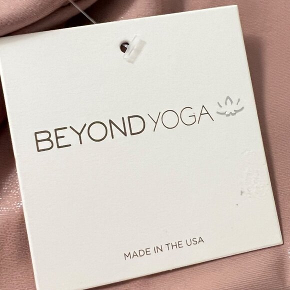Beyond Yoga Womens Pearlized High Waisted Midi Legging Brazen Blush size Small - Picture 14 of 16